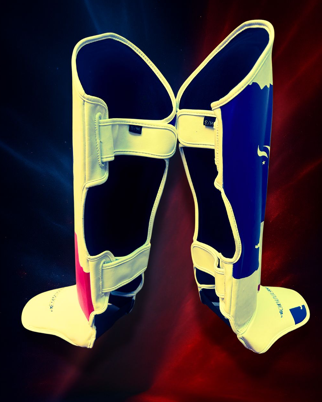 Elite MMA Shin Guards – Texas Flag Edition (25th Anniversary)