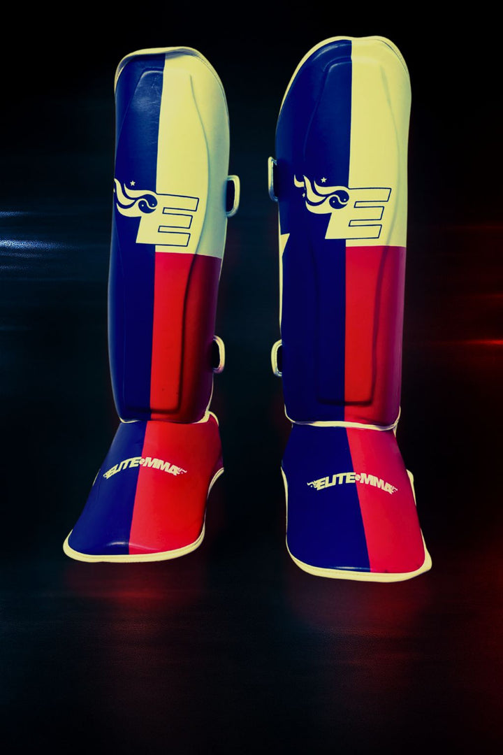 Elite MMA Shin Guards – Lone Star State Edition (25th Anniversary)