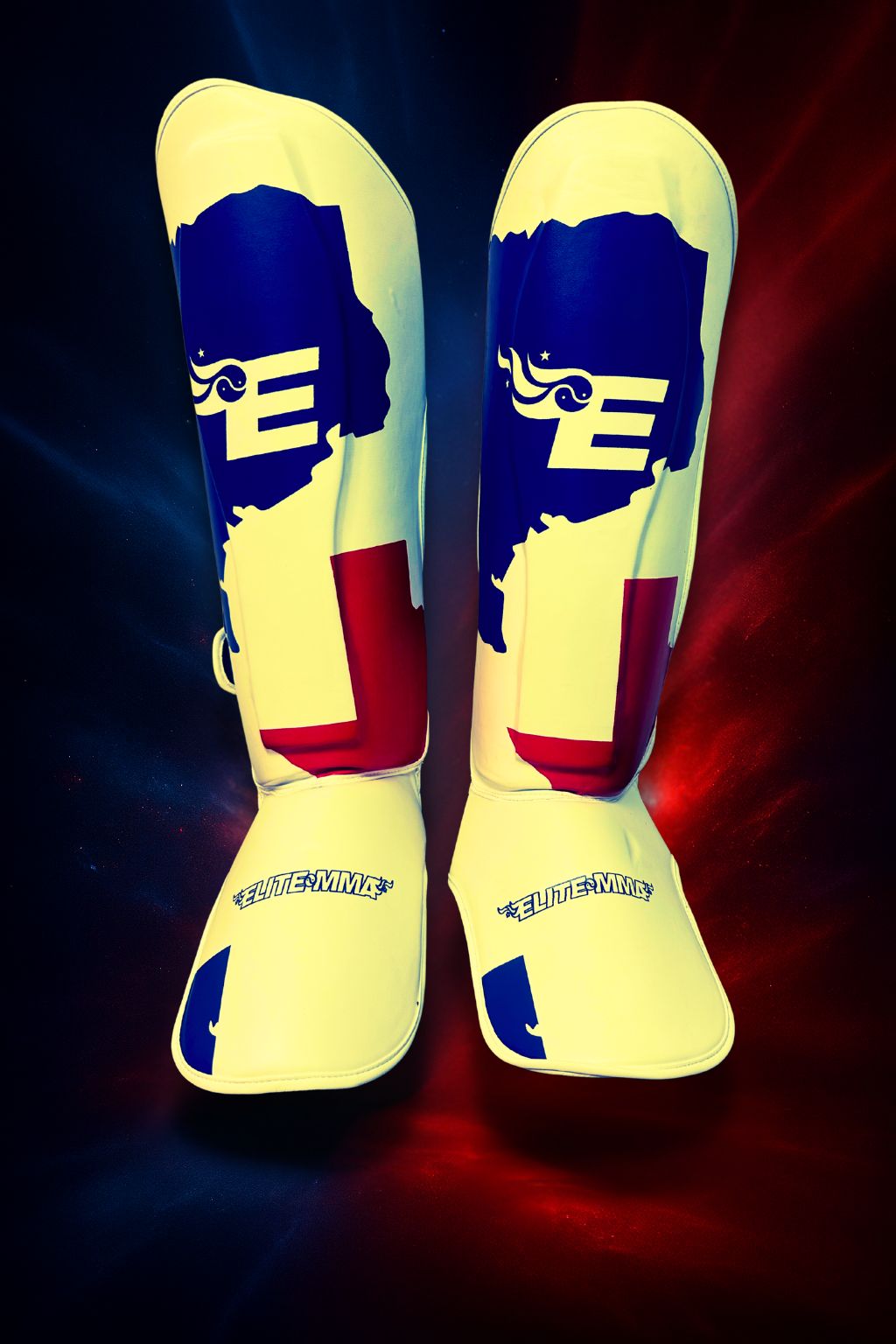 Elite MMA Shin Guards – Texas Flag Edition (25th Anniversary)