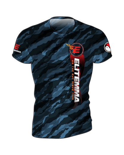 Elite MMA Camo Rash Guard - Short Sleeve