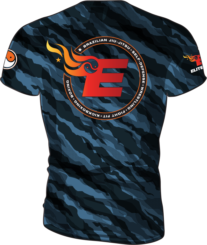 Elite MMA Camo Rash Guard - Short Sleeve