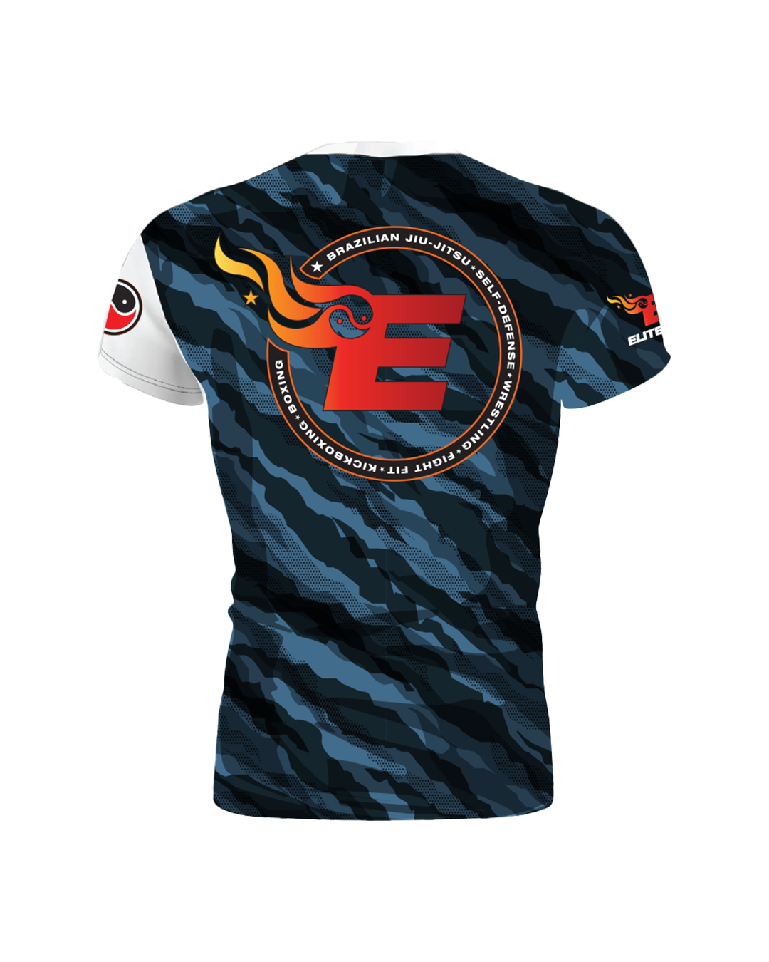 Elite MMA Camo Rash Guard - Short Sleeve