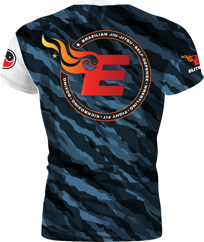 Elite MMA Camo Rash Guard - Short Sleeve