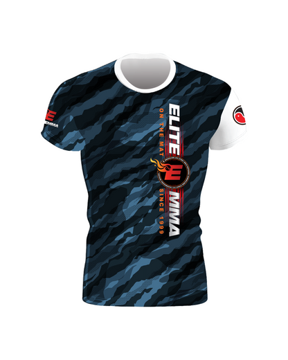 Elite MMA Camo Rash Guard - Short Sleeve