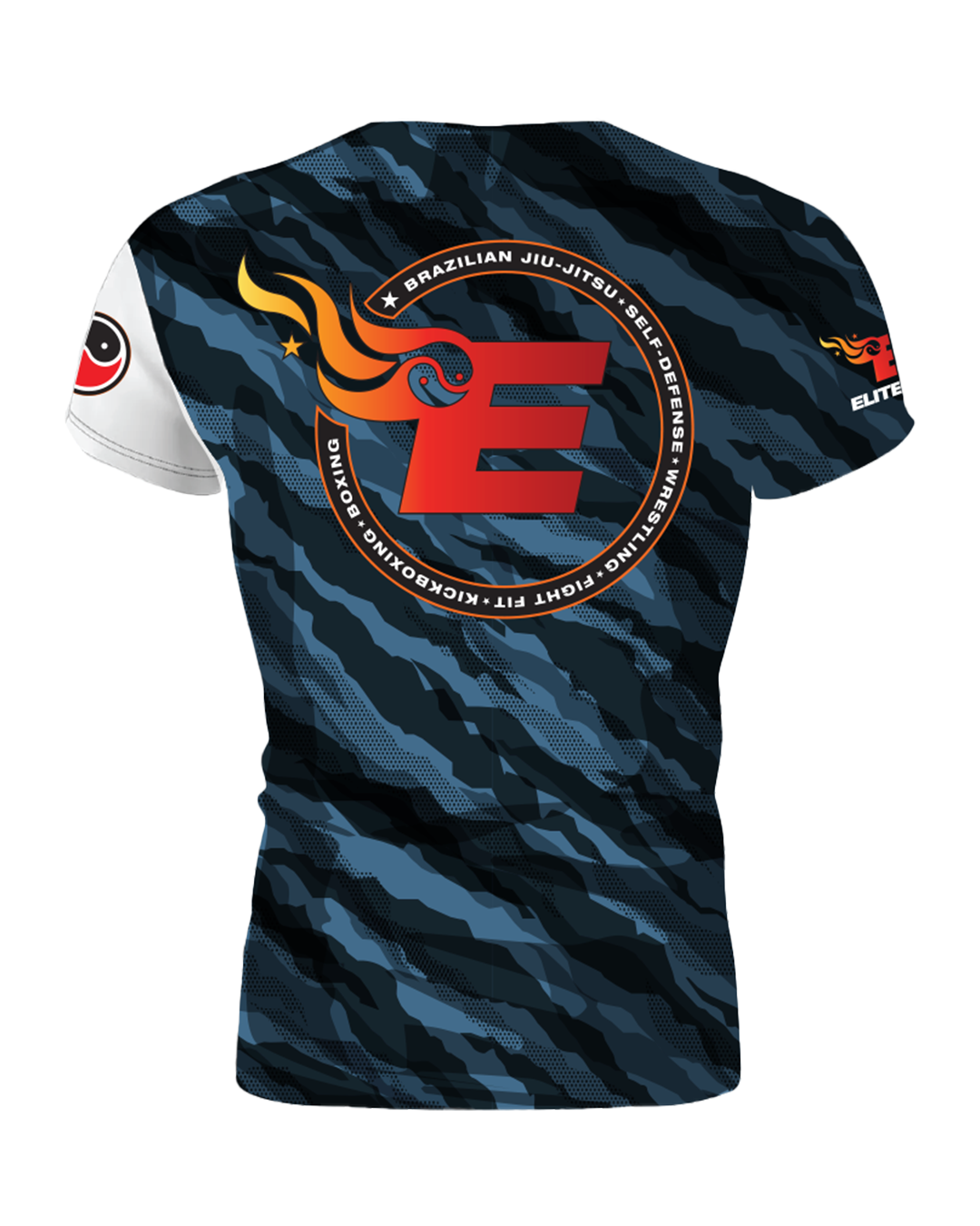 Elite MMA Camo Rash Guard - Short Sleeve