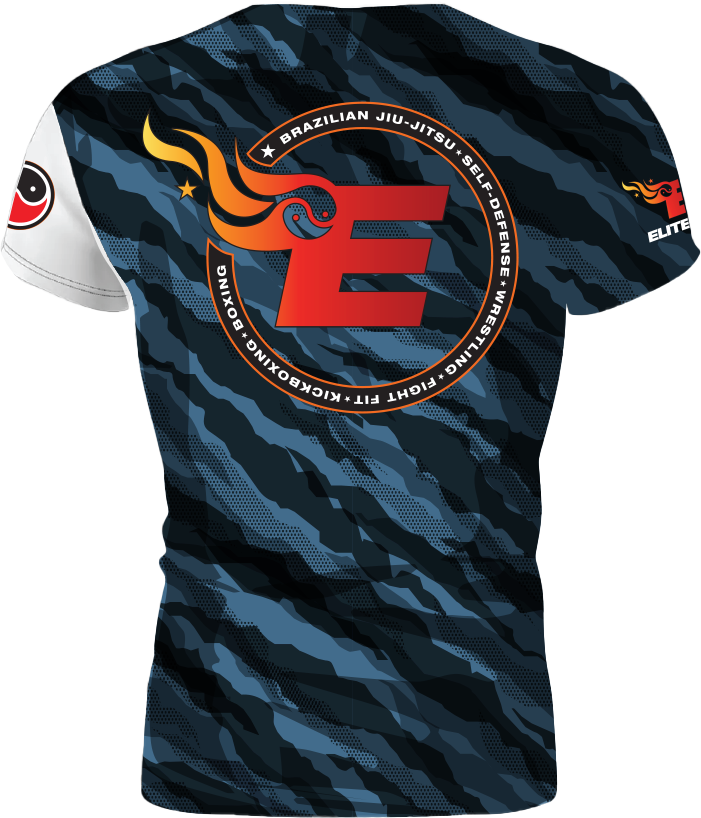 Elite MMA Camo Rash Guard - Short Sleeve
