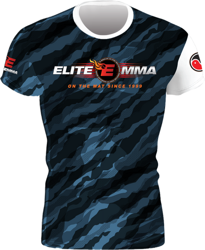 Elite MMA Camo Rash Guard - Short Sleeve