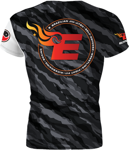 Elite MMA Camo Rash Guard - Short Sleeve