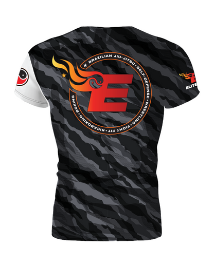 Elite MMA Camo Rash Guard - Short Sleeve