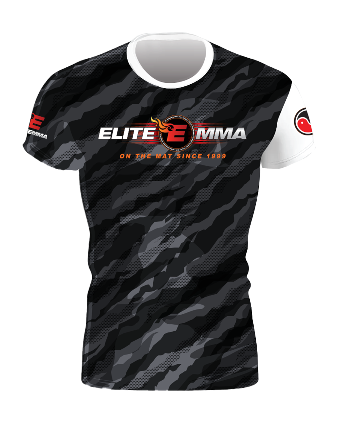 Elite MMA Camo Rash Guard - Short Sleeve
