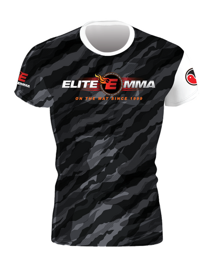 Elite MMA Camo Rash Guard - Short Sleeve