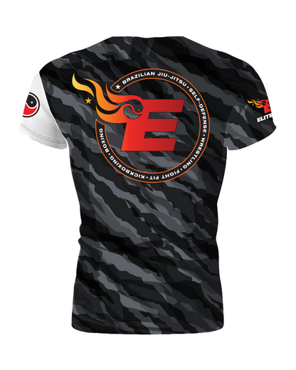 Elite MMA Camo Rash Guard - Short Sleeve