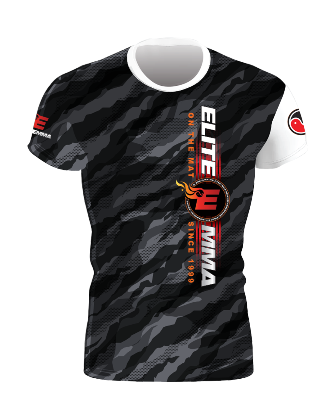 Elite MMA Camo Rash Guard - Short Sleeve