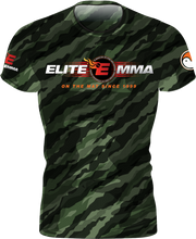 Load image into Gallery viewer, Elite MMA Camo Rash Guard - Short Sleeve
