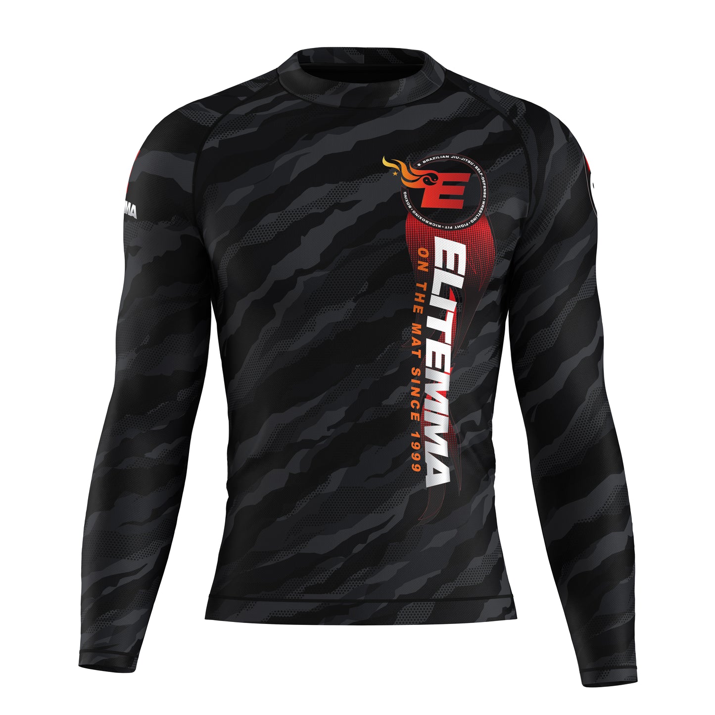 Elite MMA Camo Rash Guard - Long Sleeve