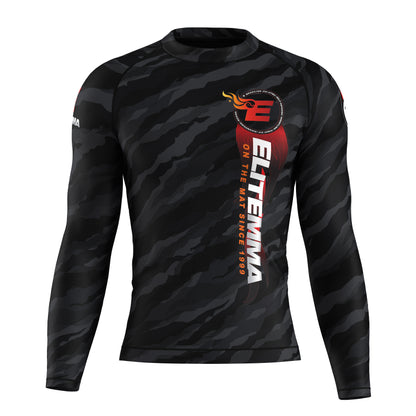 Elite MMA Camo Rash Guard - Long Sleeve