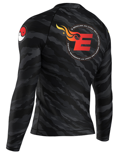 Elite MMA Camo Rash Guard - Long Sleeve