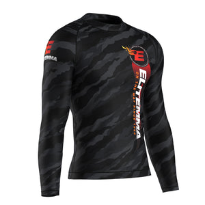 Elite MMA Camo Rash Guard - Long Sleeve