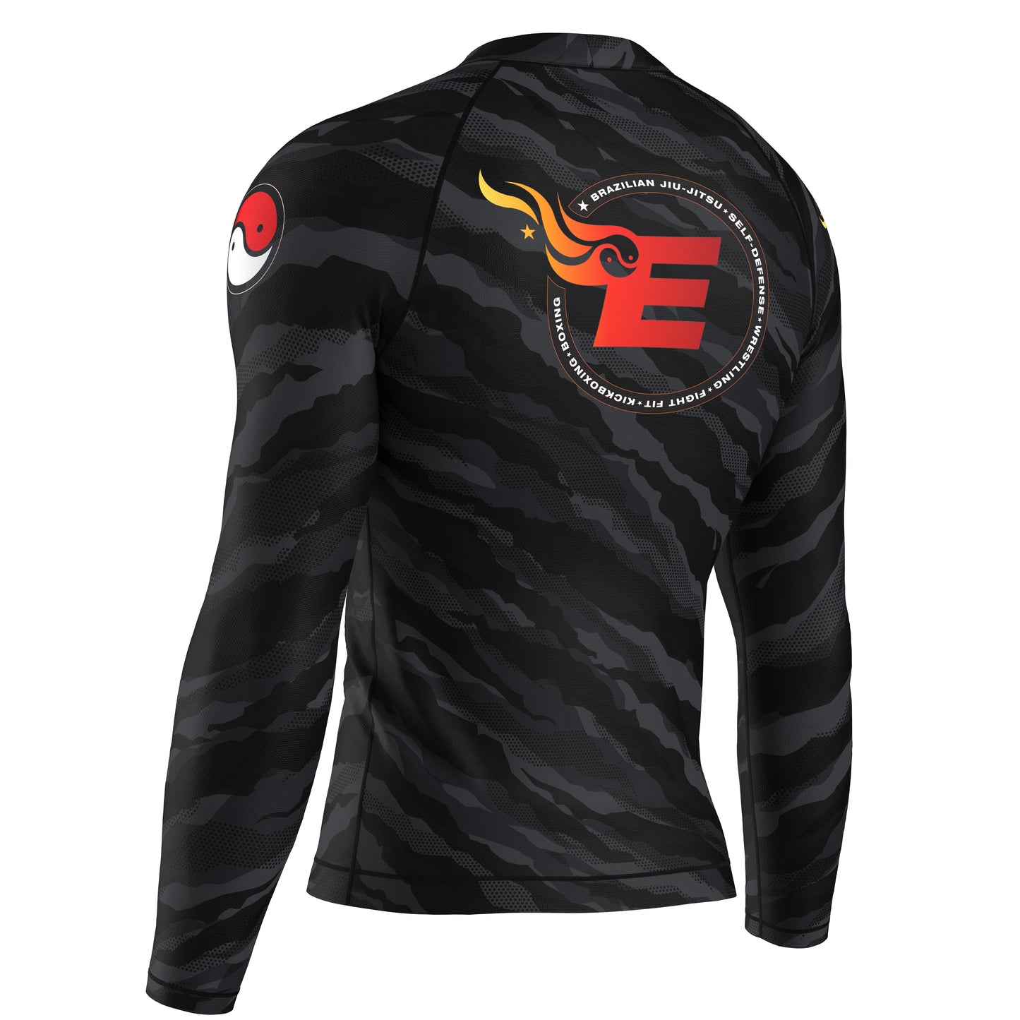 Elite MMA Camo Rash Guard - Long Sleeve