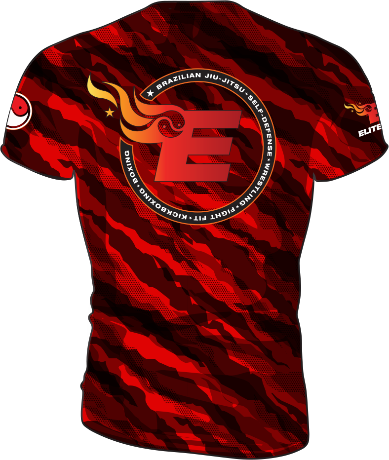 Elite MMA Camo Rash Guard - Short Sleeve