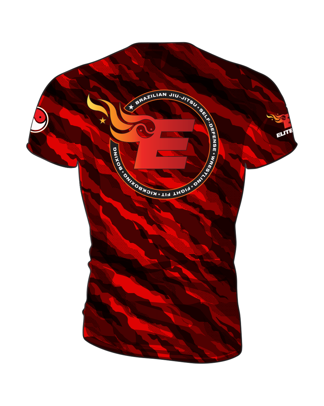 Elite MMA Camo Rash Guard - Short Sleeve