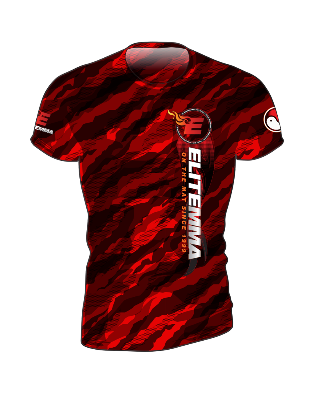 Elite MMA Camo Rash Guard - Short Sleeve