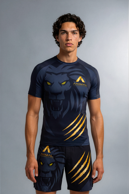 Lion Series Short Sleeve Rash Guards