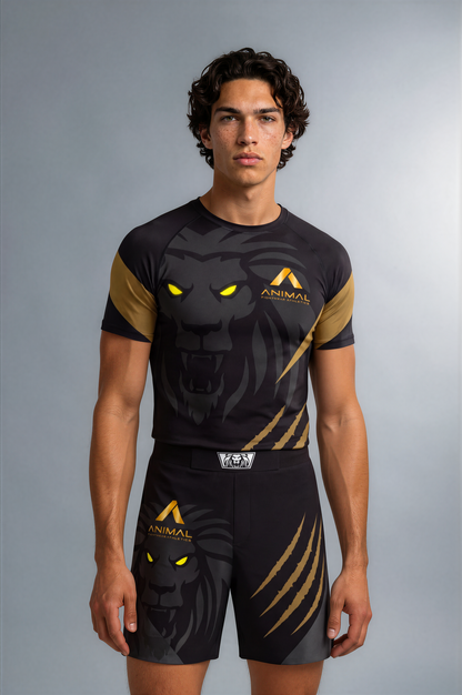 Lion Series Short Sleeve Rash Guards