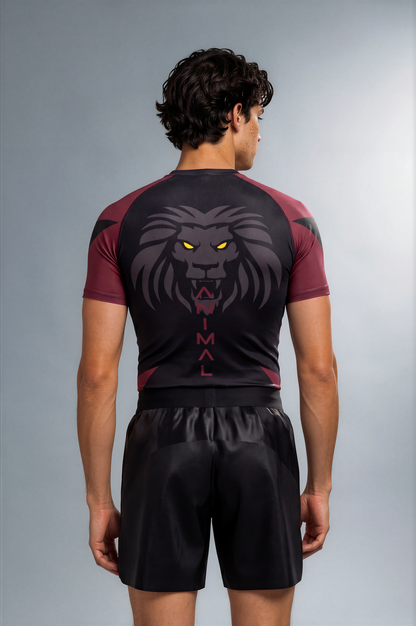 Lion Series Short Sleeve Rash Guards
