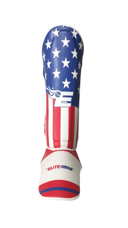 Elite MMA Shin Guards – USA Flag Edition (25th Anniversary)