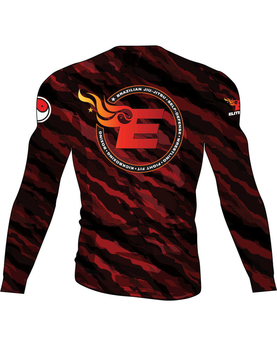 Elite MMA Camo Rash Guard - Long Sleeve