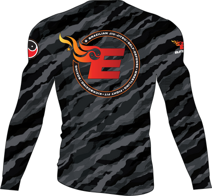 Elite MMA Camo Rash Guard - Long Sleeve
