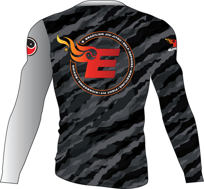 Elite MMA Camo Rash Guard - Long Sleeve