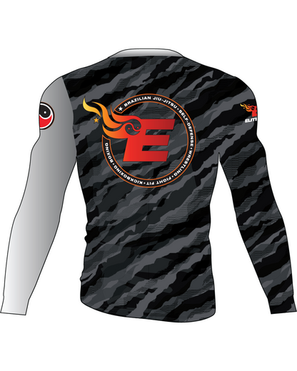 Elite MMA Camo Rash Guard - Long Sleeve