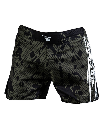 Elite MMA Sun Fight Shorts (Muay Thai Hybrid Cut)