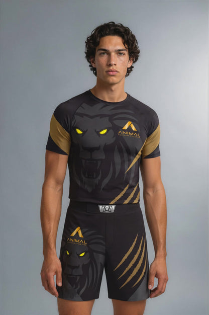 Lion Series Short Sleeve Rash Guards