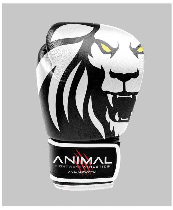 Animal Fightwear Muay Thai Leather Boxing Gloves